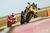 sportbike motorcycle action at the track