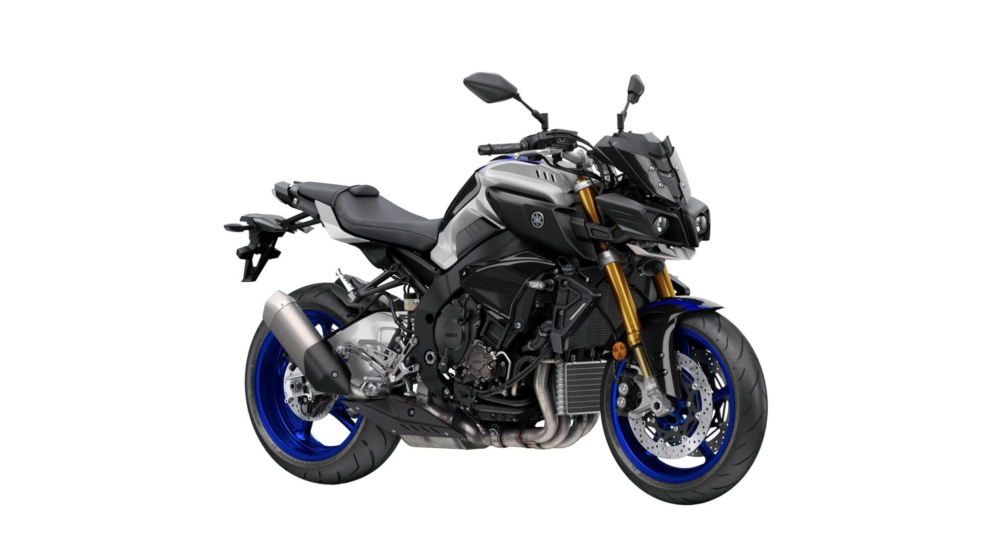 The air intakes of the current MT-10SP (shown) will likely get a new look as well on the 2022 model, in addition to the bike getting slightly heavier and taller.