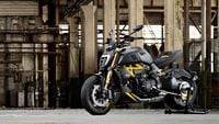 2023 ducati diavel 1260 s parked in industrial complex