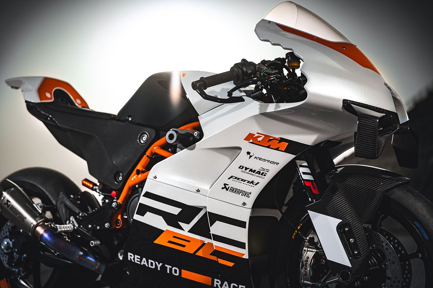 The attention to detail on KTM’s RC 8C is undeniable.