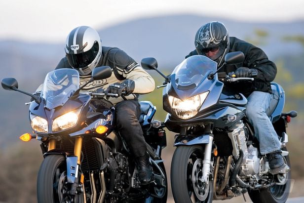 Suzuki Bandit 1250S vs. Yamaha FZ1 Comparison Test Review Specs Cycle World