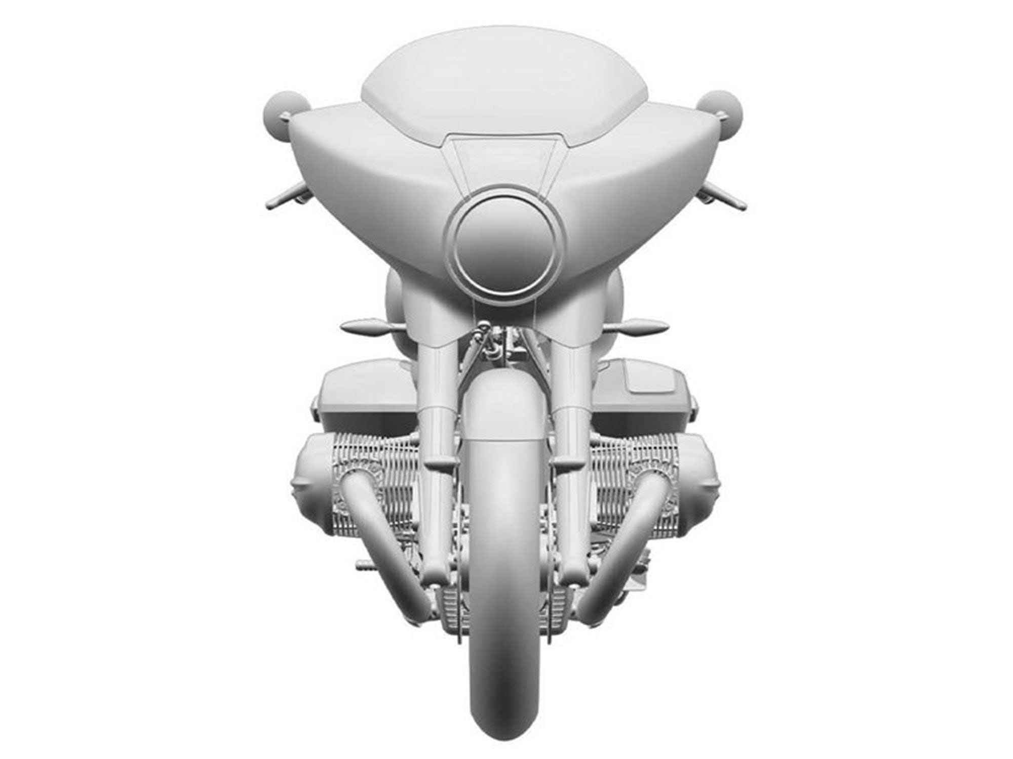 Es probable que la B empuñe un carenado completo y bolsas rígidas al estilo de Harley's Street Glide.