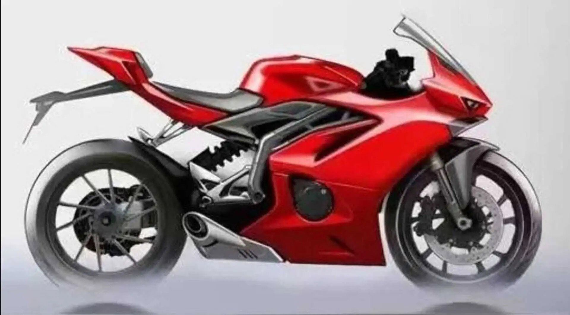 Superbike tech in a compact four-cylinder package? New sketches from Chinese firm Colove show the 400RR, a 400cc streetbike which may be under development.