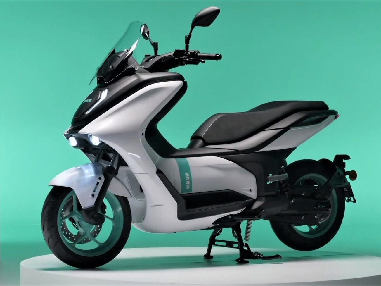 Yamaha’s latest electric strategy will consist of small scooters, like this E01, aimed at urban riders in European cities.
