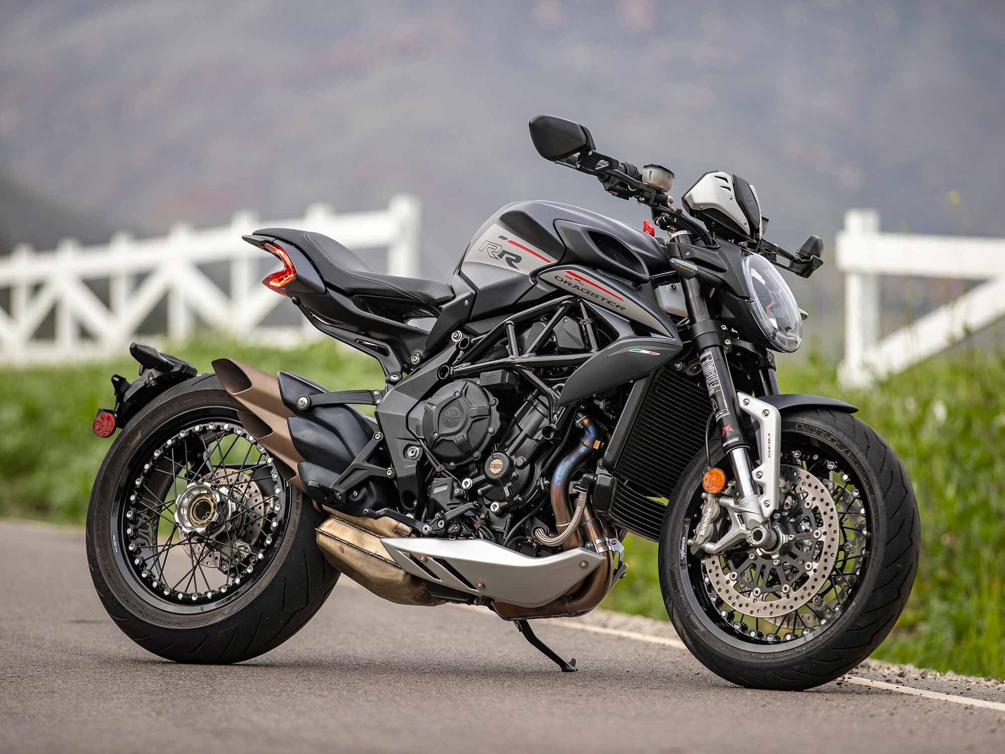 MV Agusta’s Dragster RR SCS has an MSRP of $23,398.