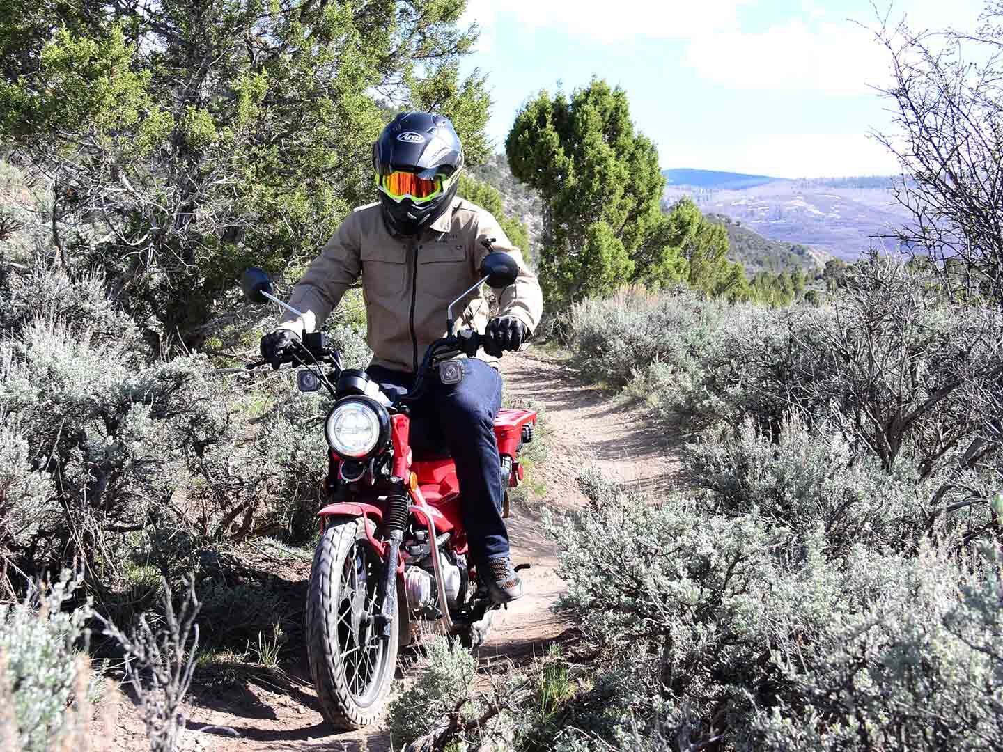 Single-track, double-track, dirt roads, and urban, we rode it all on the Trail125.