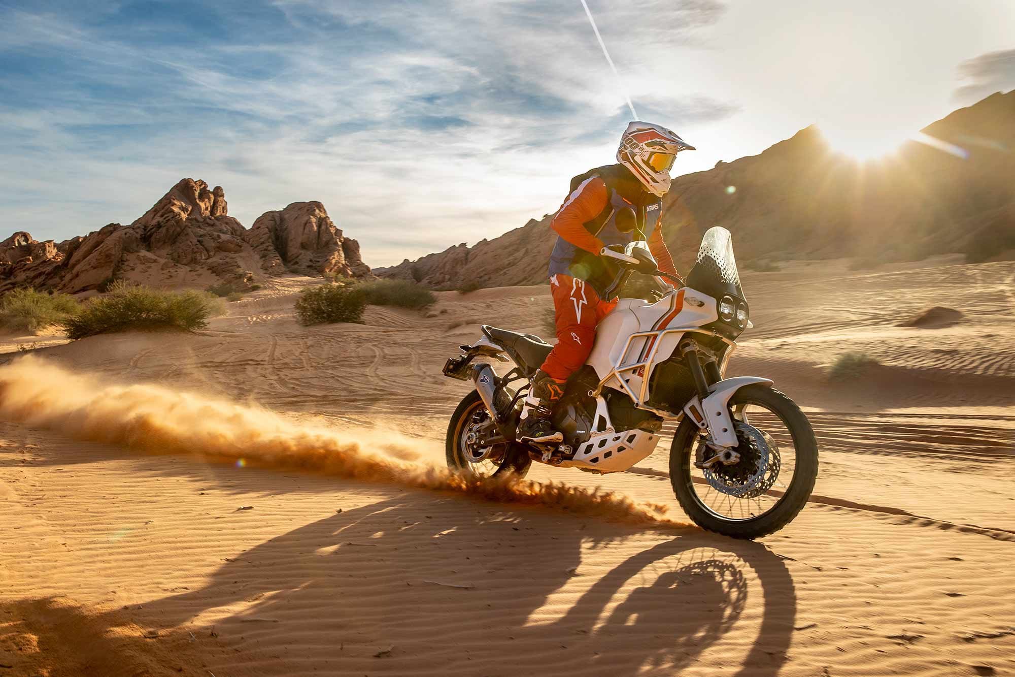 Ducati’s DesertX brings Paris-Dakar dreams to life.