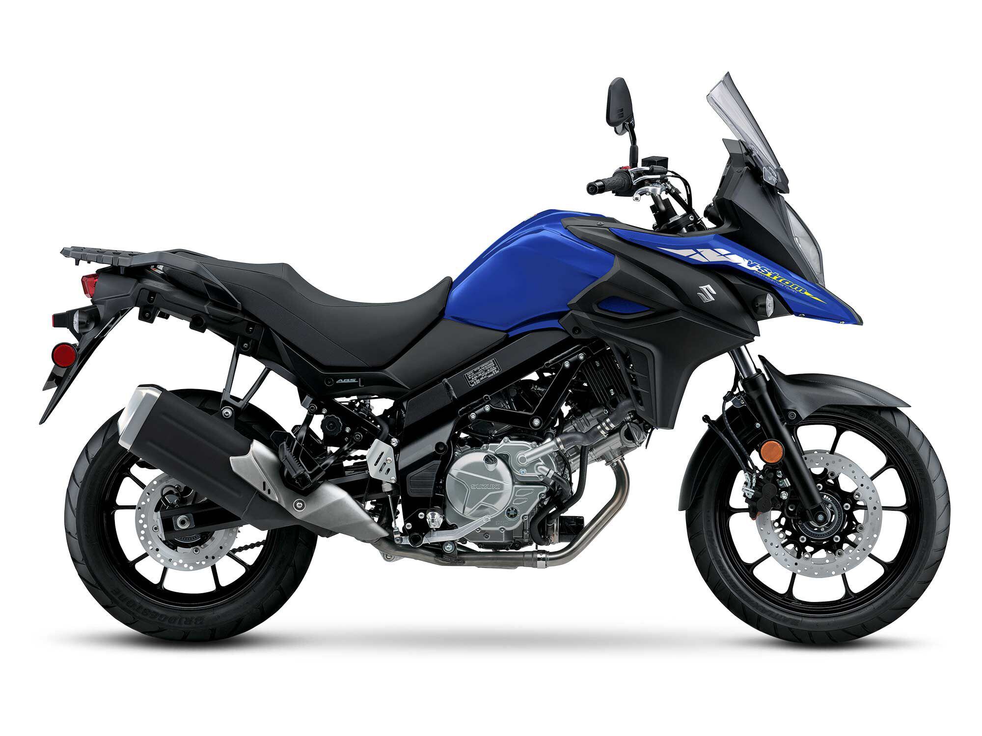 V-Strom 650’s 2017 face-lift finally gave it the adventure-bike looks it was crying out for, and continues on through 2023.