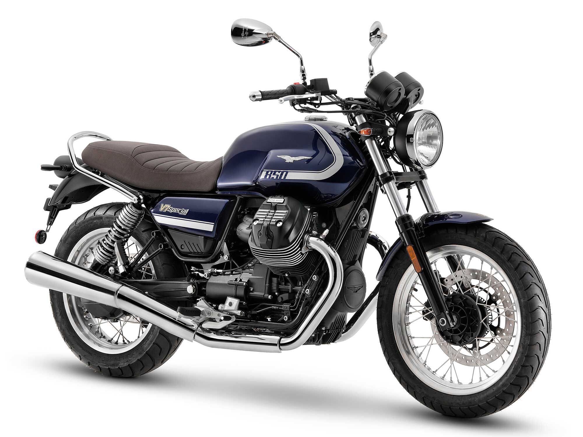 The 2021 Moto Guzzi V7 Special.