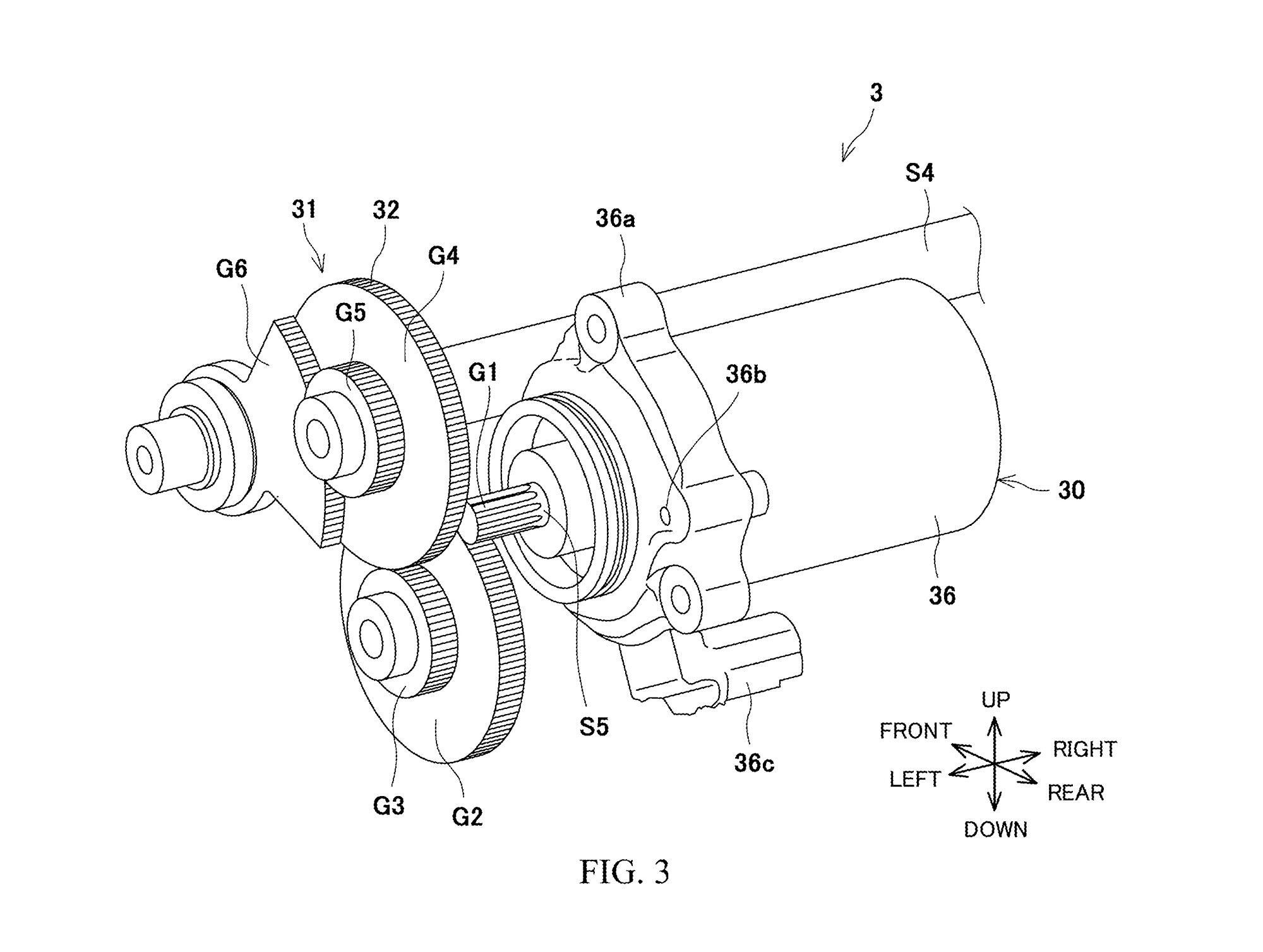 The fan-shaped partial gear attaches to the shift shaft where a traditional foot-operated lever would normally be.