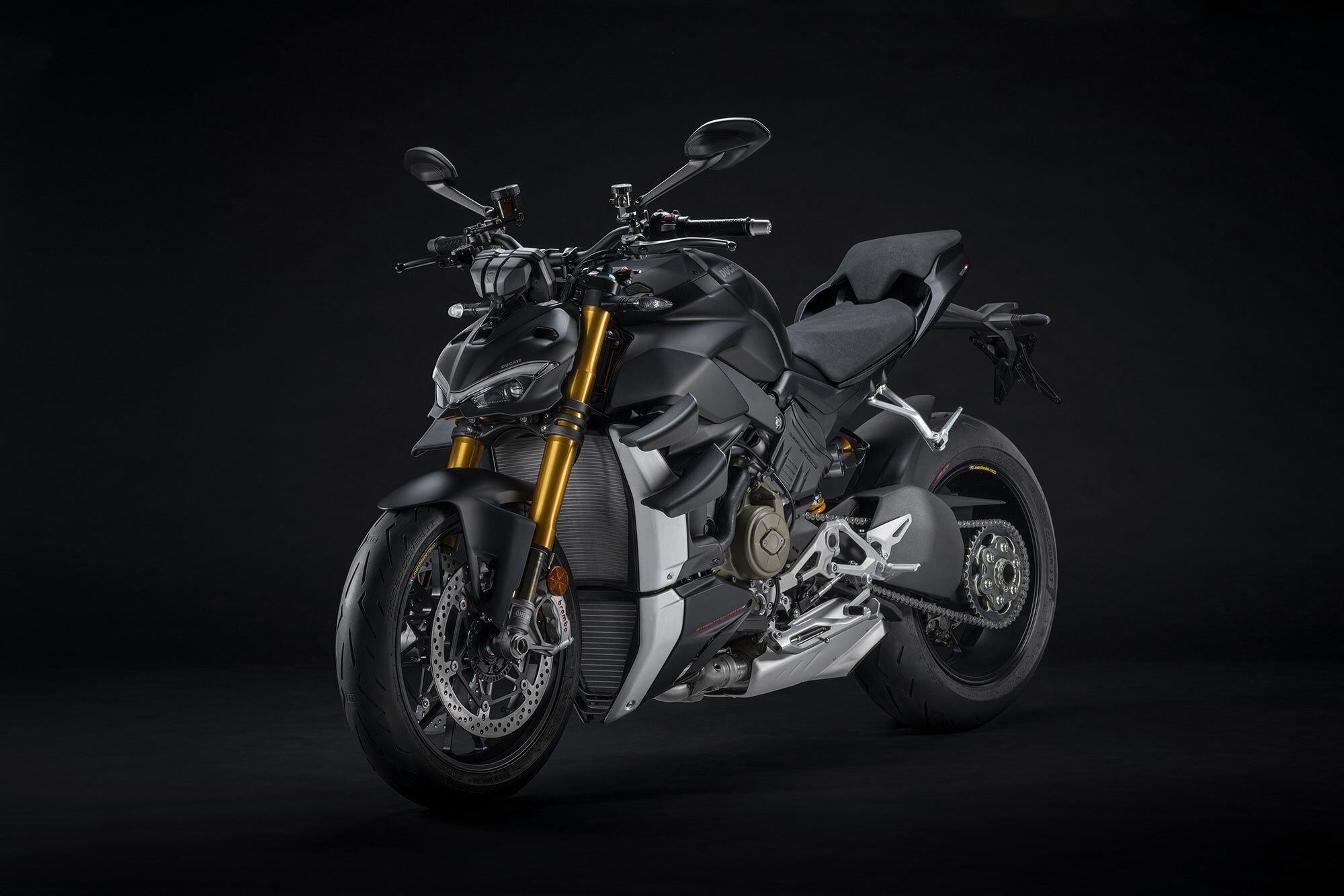 2021 Ducati Streetfighter V4 S Dark Stealth.