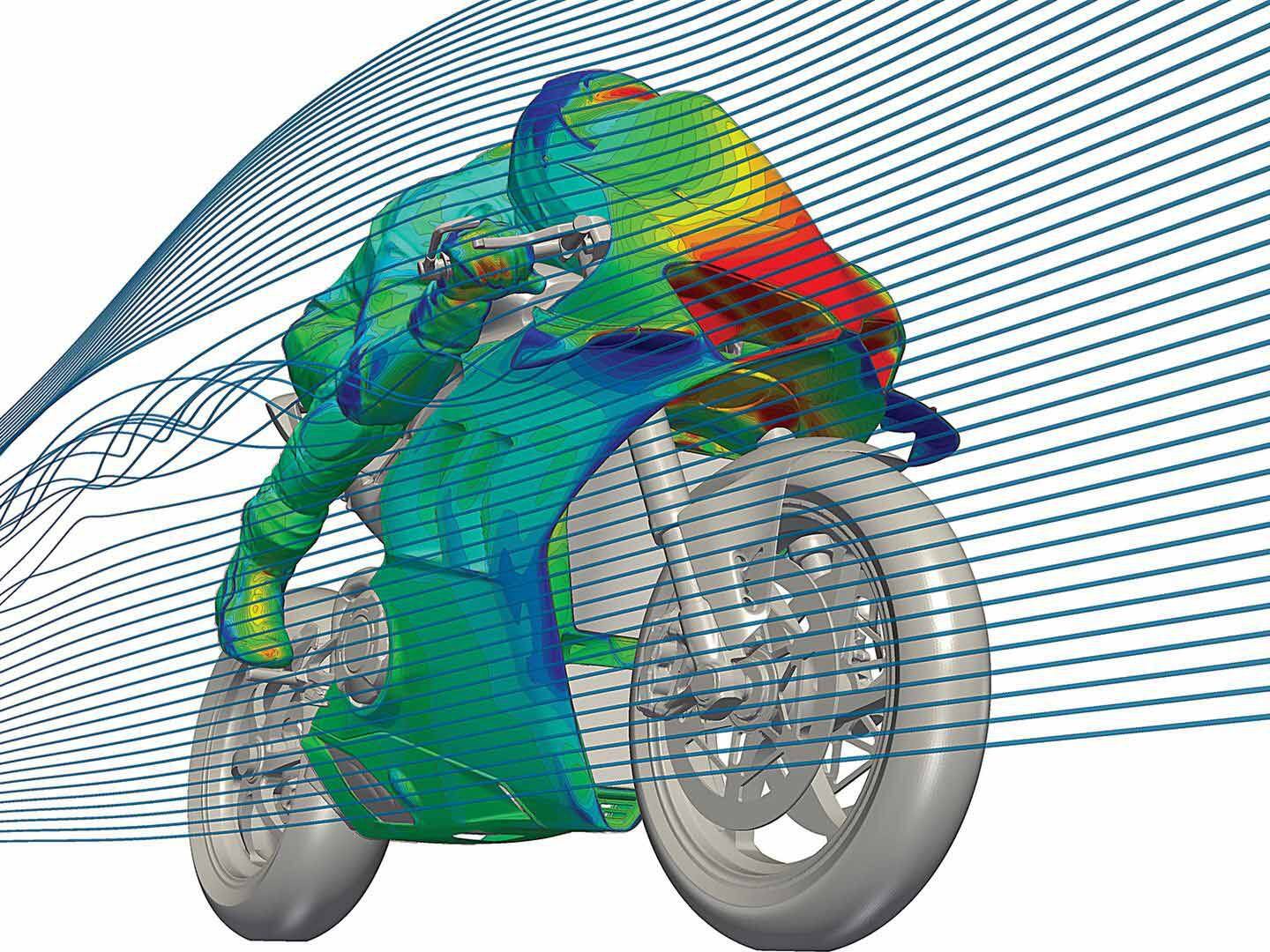 Streamlining is a lot more than just making a small hole through the air—it's also about making sure the air closes up back smoothly behind you.