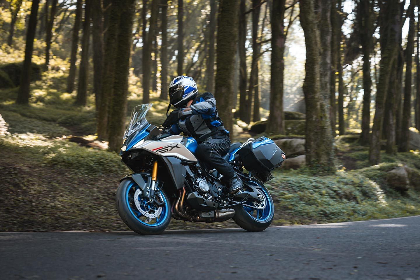 Taller suspension, a fresh design, and modern electronics package transform Suzuki’s GSX-S1000GT+ into the GSX-S1000GX+ ($18,499).