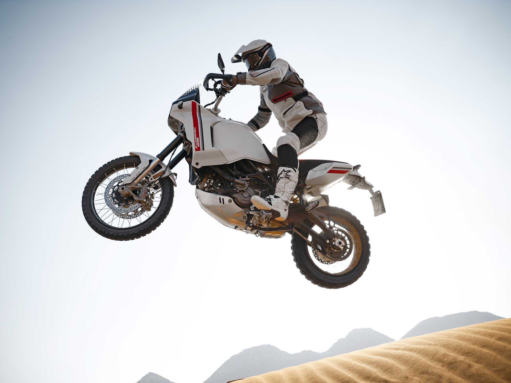 We can't wait to put the 2022 Ducati DesertX through the wringer in some real off-road situations.