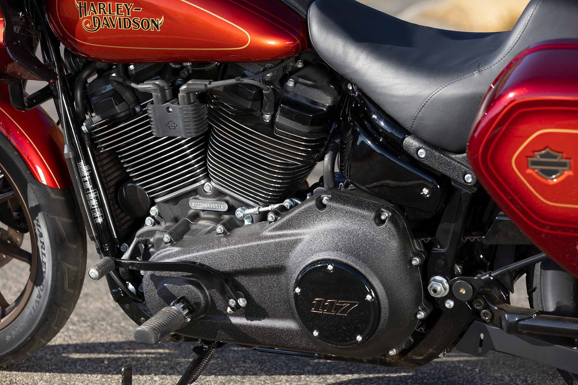 2022 FXRST Low Rider El Diablo models are powered by H-D’s largest current production engine, the Milwaukee-Eight 117.