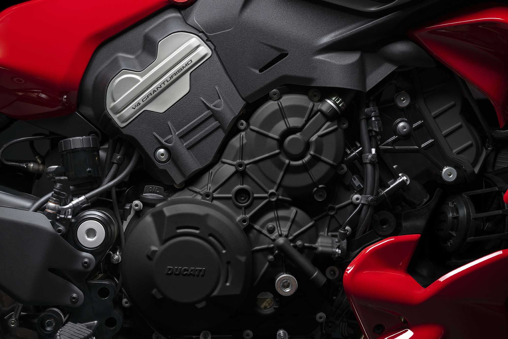 A 1,158cc DOHC V-4 powers the Diavel V4 with a claimed 168 hp.