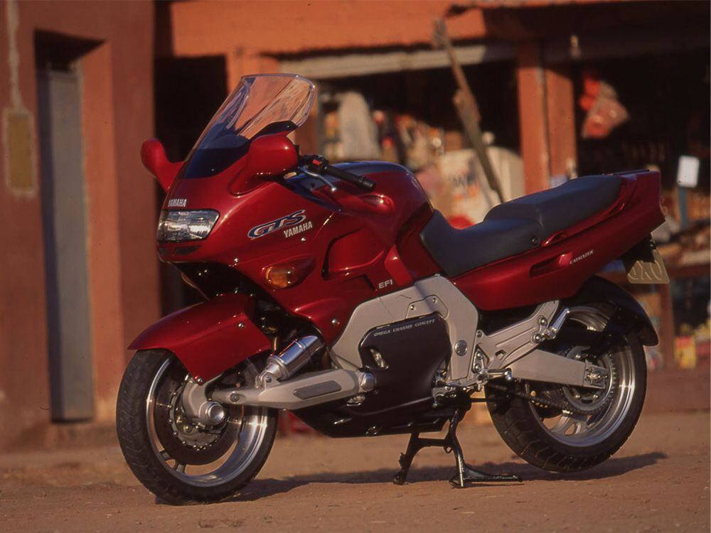 Yamaha's 1993 GTS1000 featured Parker's suspension design.