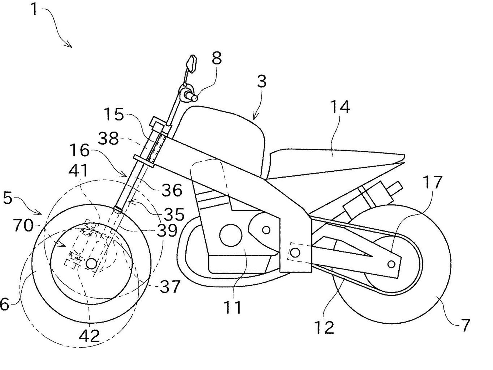 Kawasaki Simplifies Tilting Trike With New Patent