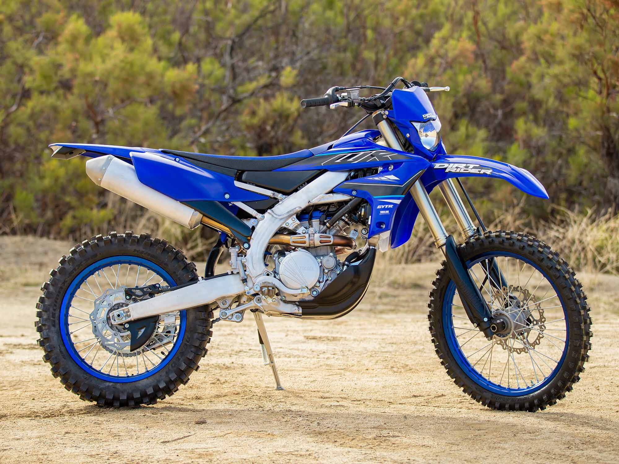 Last year, Yamaha’s 250 four-stroke enduro model was granted many of the same updates the YZ250F received in 2019. The WR250F is unchanged mechanically for 2021.