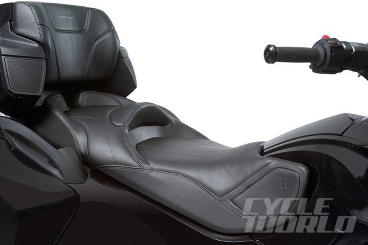 Can Am Spyder Comfort Seat Motorcycle Parts Review Cycle World
