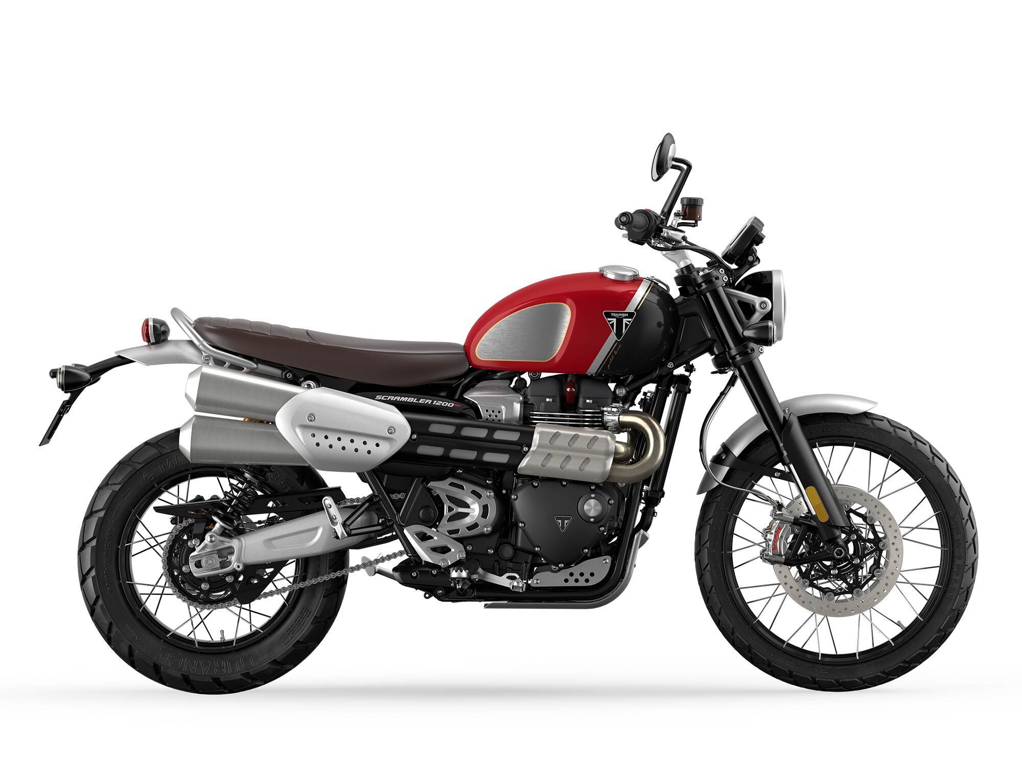 2022 Triumph Scrambler XC Gold Line starts at $15,100.