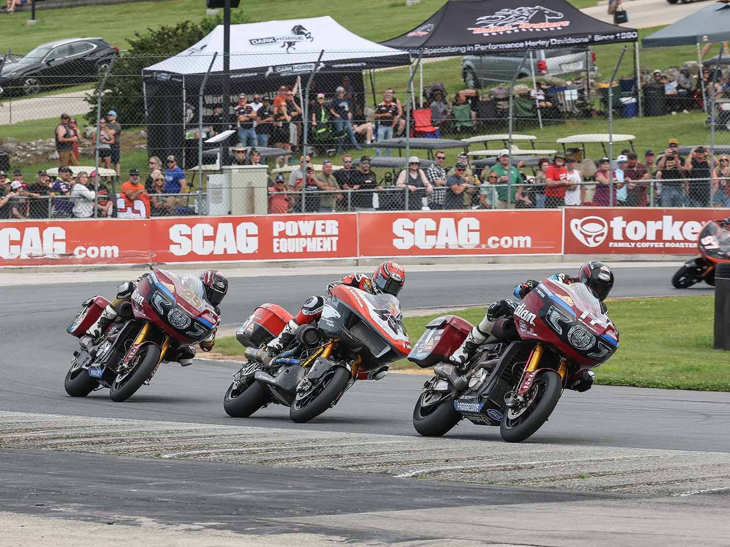Indian Motorcycle Factory Rider Troy Herfoss Goes 1-2 at Road America, Leads King of The Baggers Championship Standings