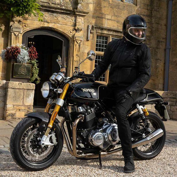 Norton commando leather jacket top
