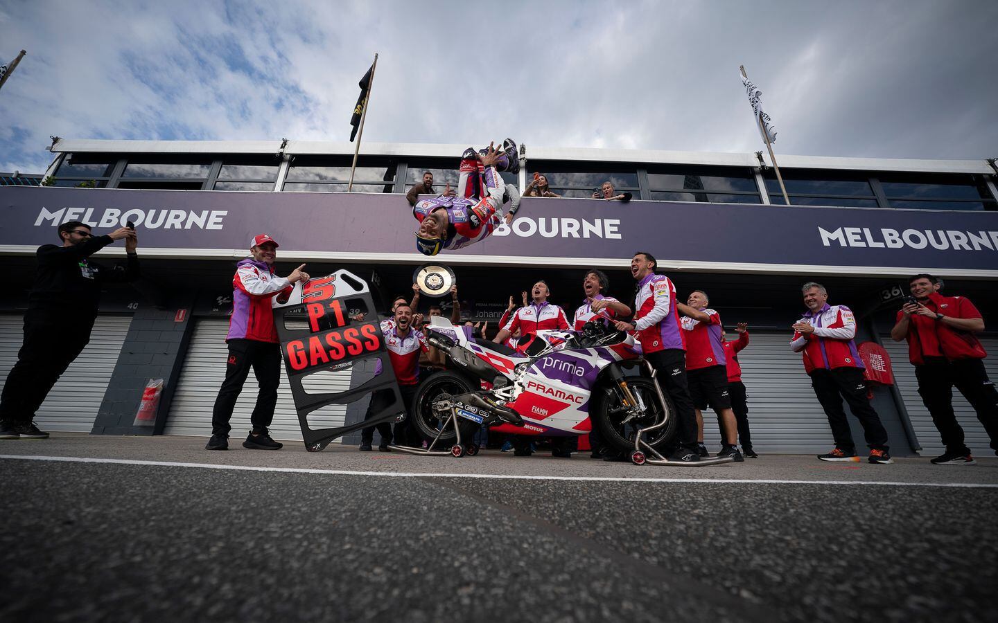 Johan Zarco caught Jorge Martín on the last lap to take his maiden MotoGP win at Phillip Island.