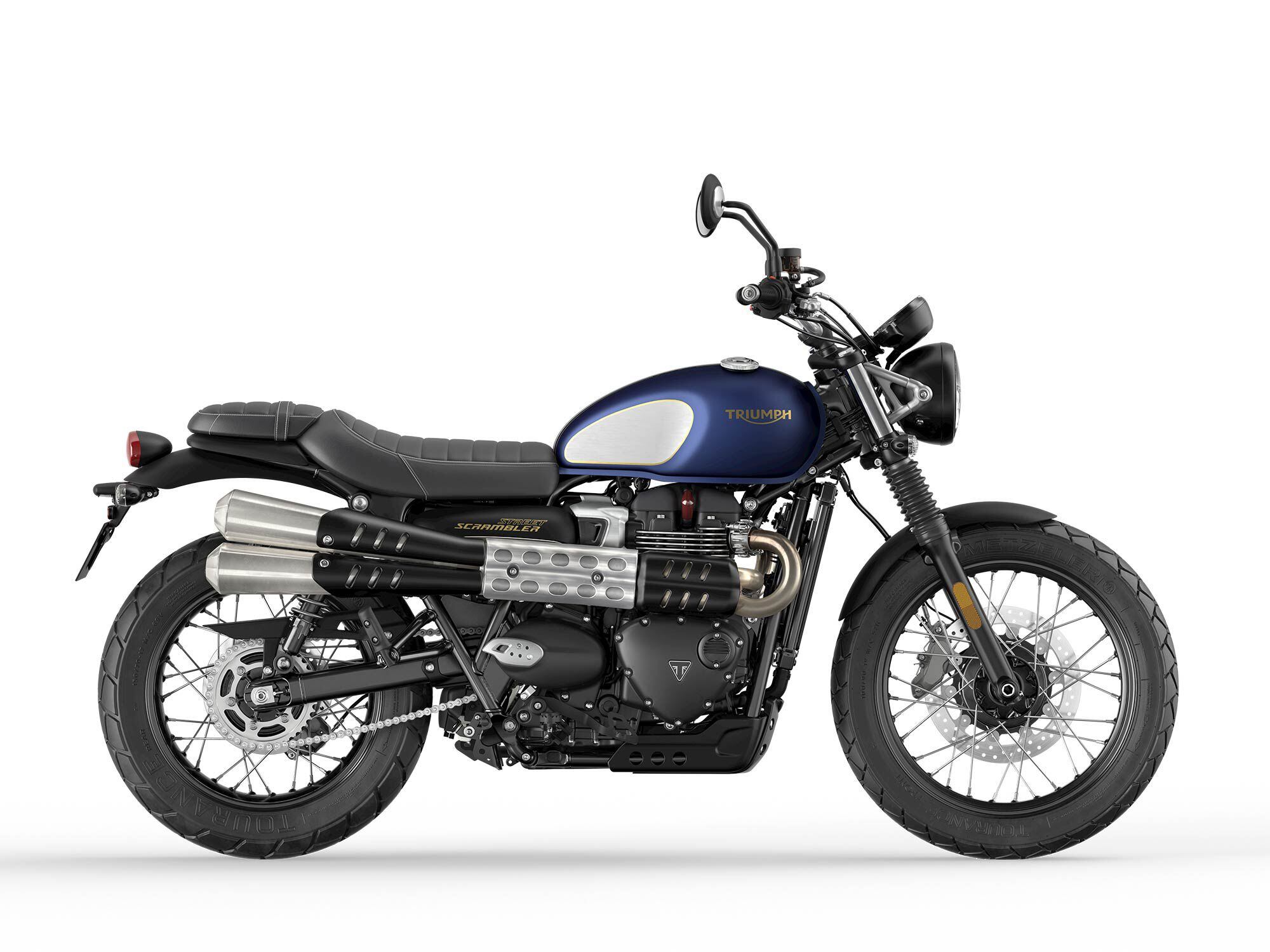 The Street Scrambler Gold Line starts at $11,950.