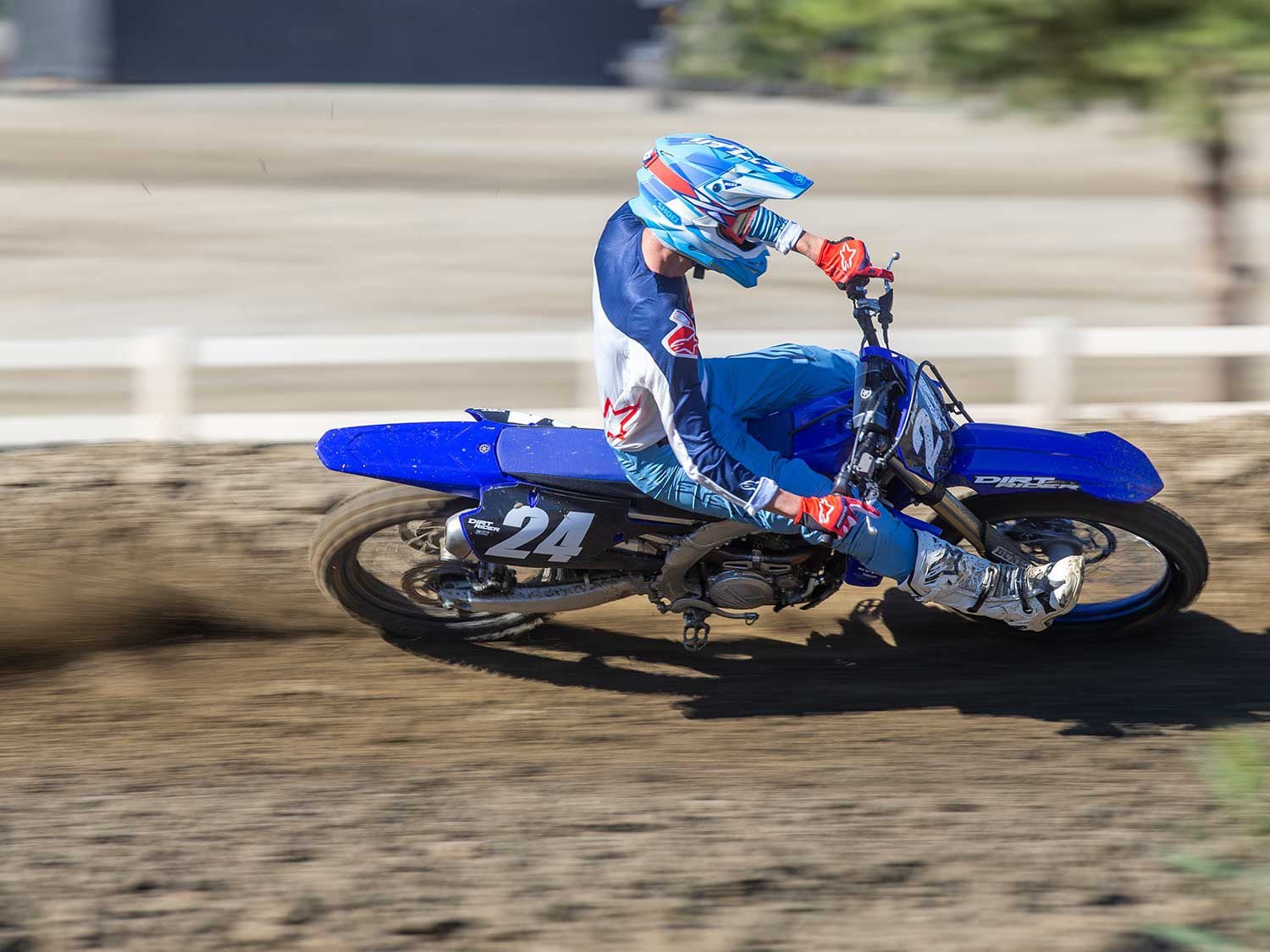 “The few downsides of the YZ250F are that it is not the most agile bike and its bulky feel makes it a little difficult to lean and carve corners.” <em>—Michael Wicker</em>