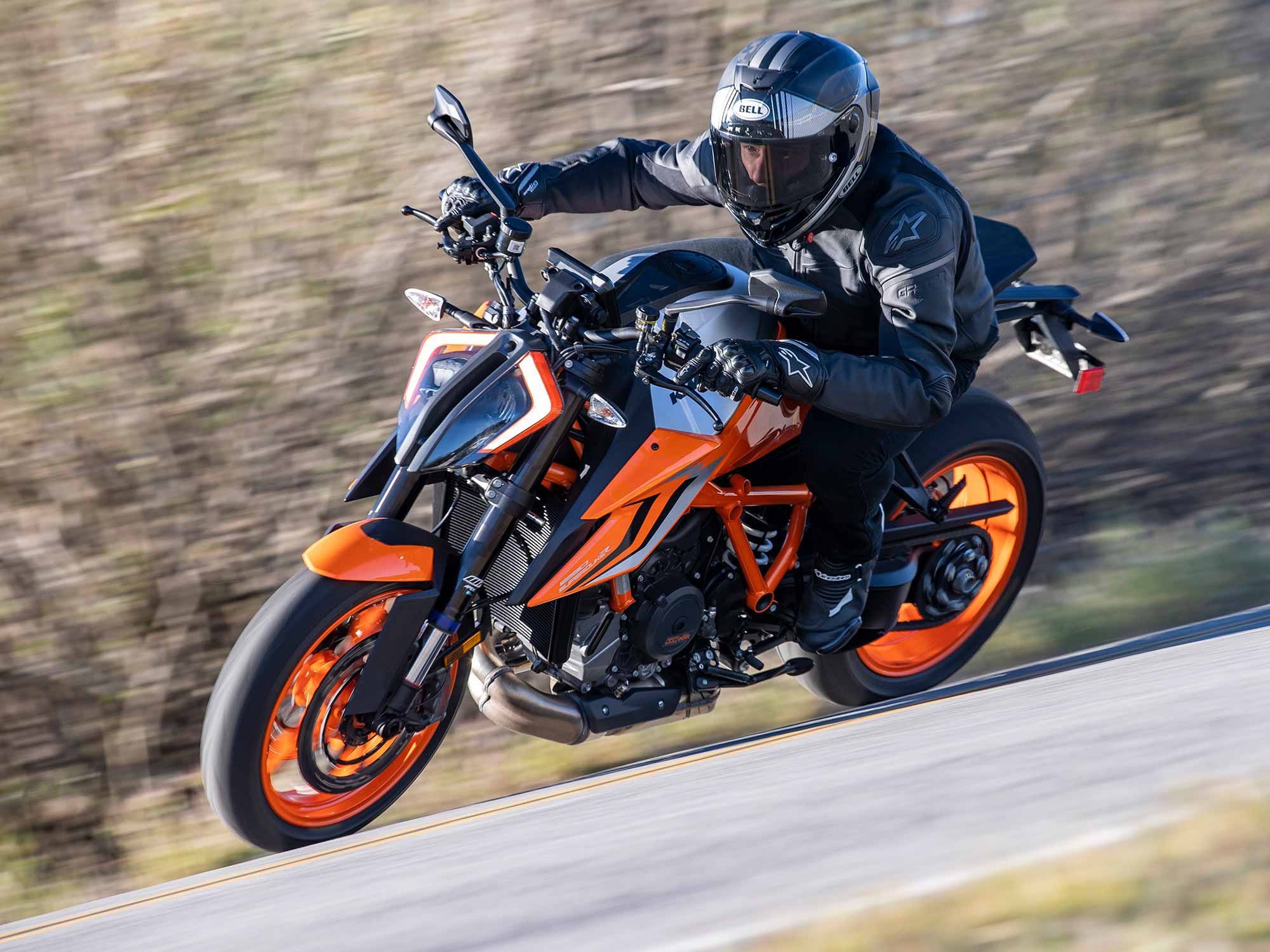 Auto suspension setting works well for nearly any street riding.