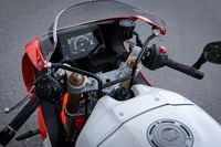2024 Yamaha XSR900 GP cockpit view