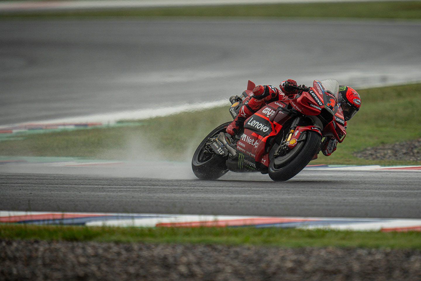 A crash on Sunday removed Pecco Bagnaia from the championship lead.