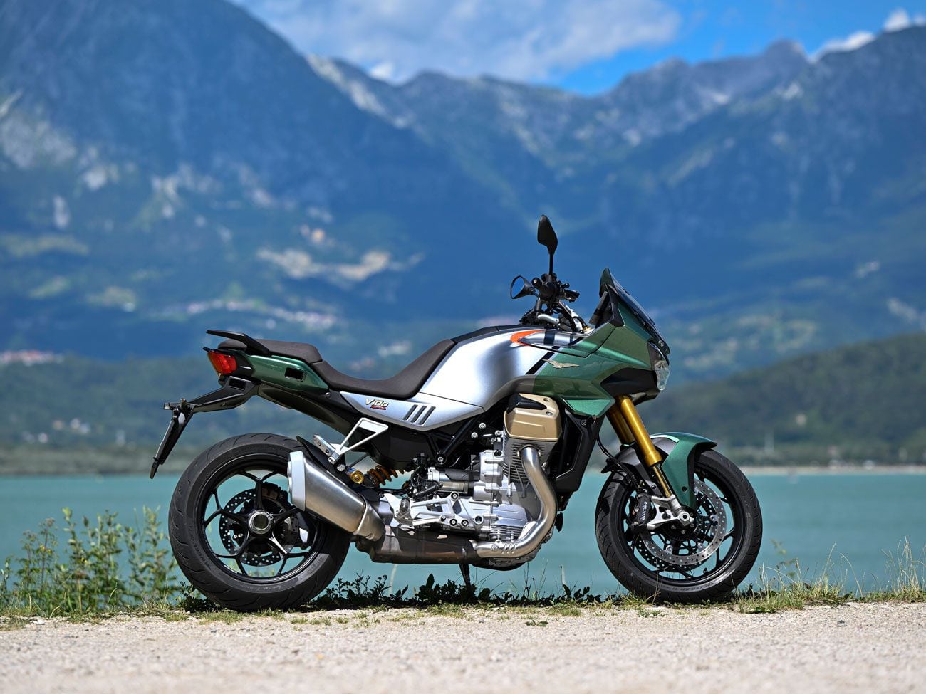 The roads around Lago di Santa Croce just north of Noale, Italy, were the ideal place to get a feel for the new V100.