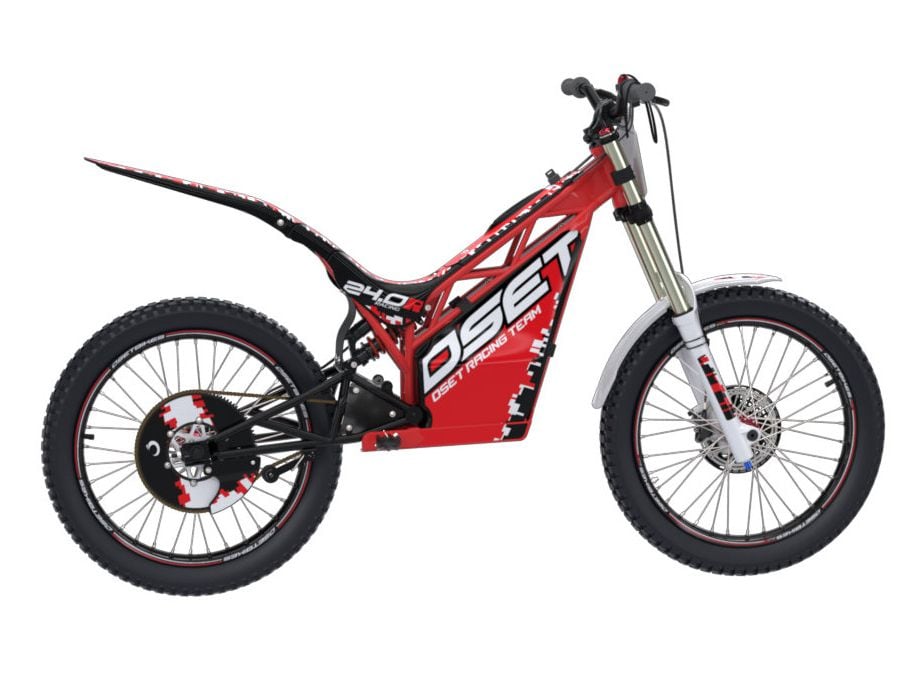 Triumph now owns Oset Bikes, a manufacturer of entry-level electric off-road bikes. Most are trials style bikes for kids under 8, but this 24.0 is fit for adult trials training while not annoying the neighbors.