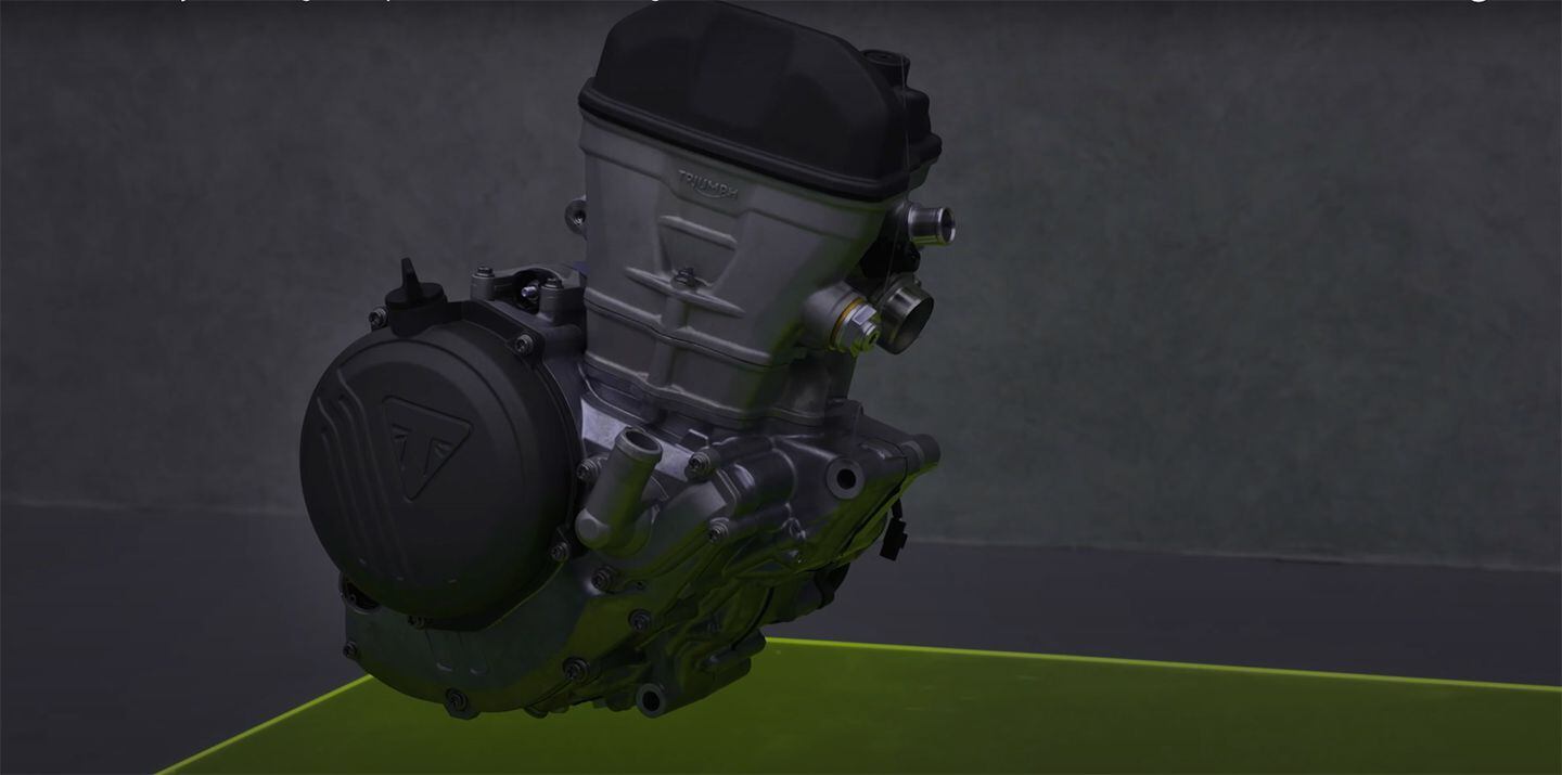 Triumph motocross engine.