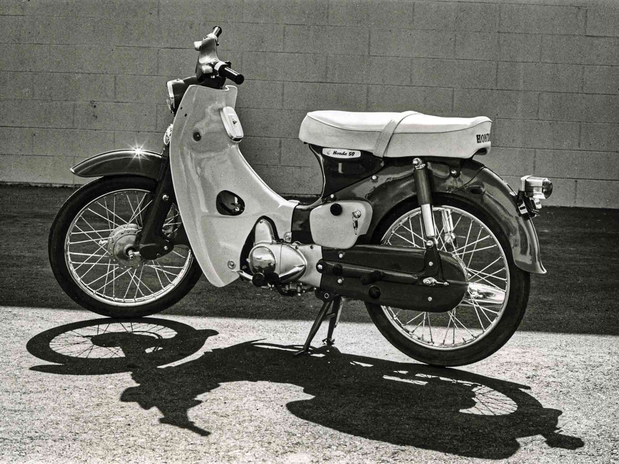 The little bike that started it all, and the most popular motor vehicle ever made. Honda has sold more than 100 million of these, with modest updates.