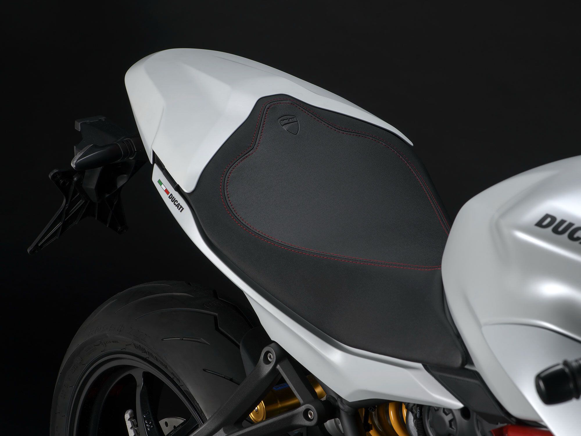 The new seat on the 2021 Ducati SuperSport 950 is more comfortable.