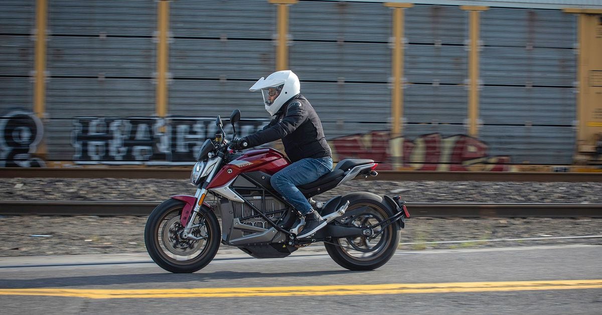 The Zero SR/F Electric Motorcycle is a Connected and 