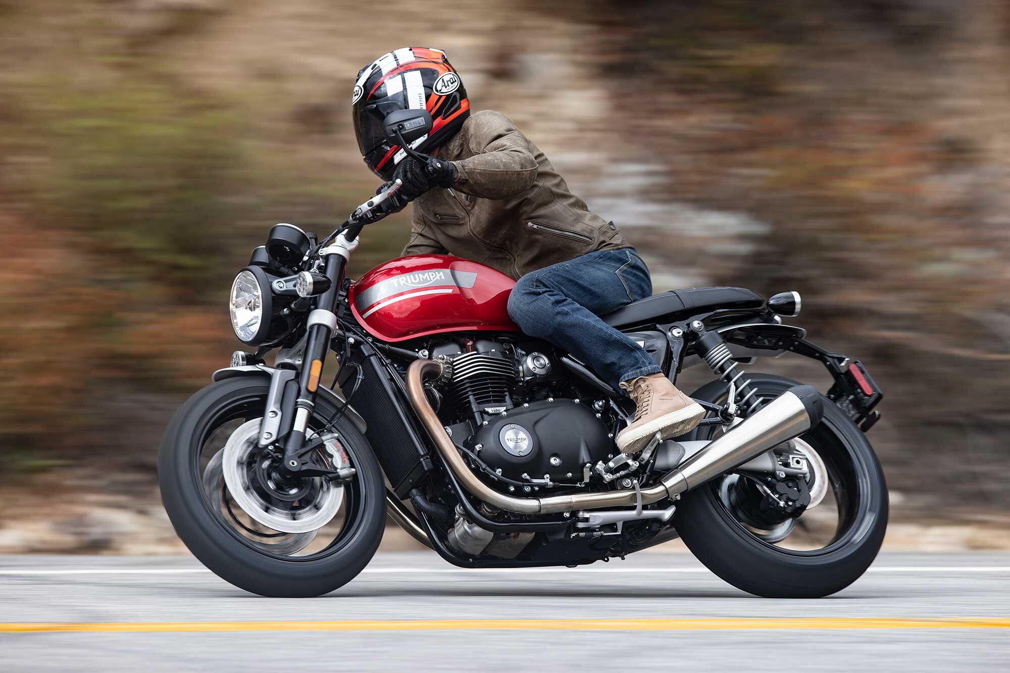 Triumph’s Speed Twin checks the boxes for Best Standard with everyday ease of use and marvelous handling.