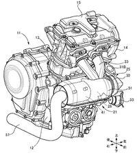 Patent drawings of Suzuki turbocharged twin engine