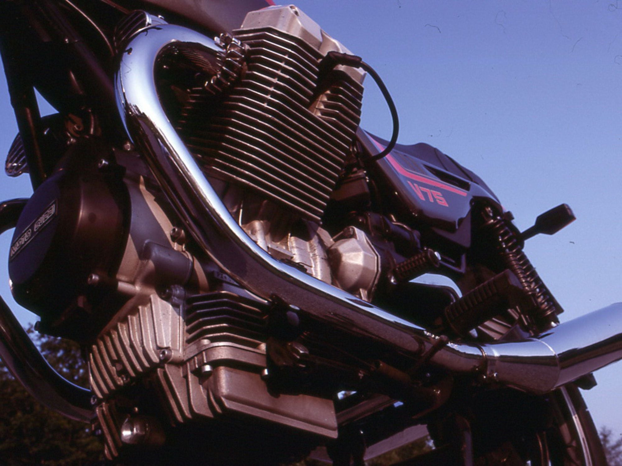 Moto Guzzi’s V2 Small Block has continually seen changes and refinement as the decades have passed, continuing to remain a staple of the fleet.