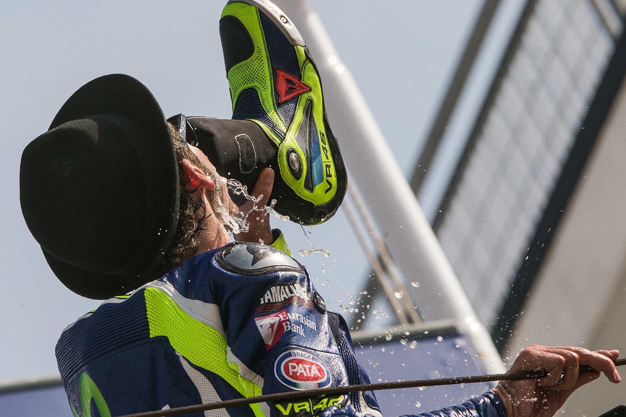 Rossi’s antics gained him fans inside and outside of the sport.