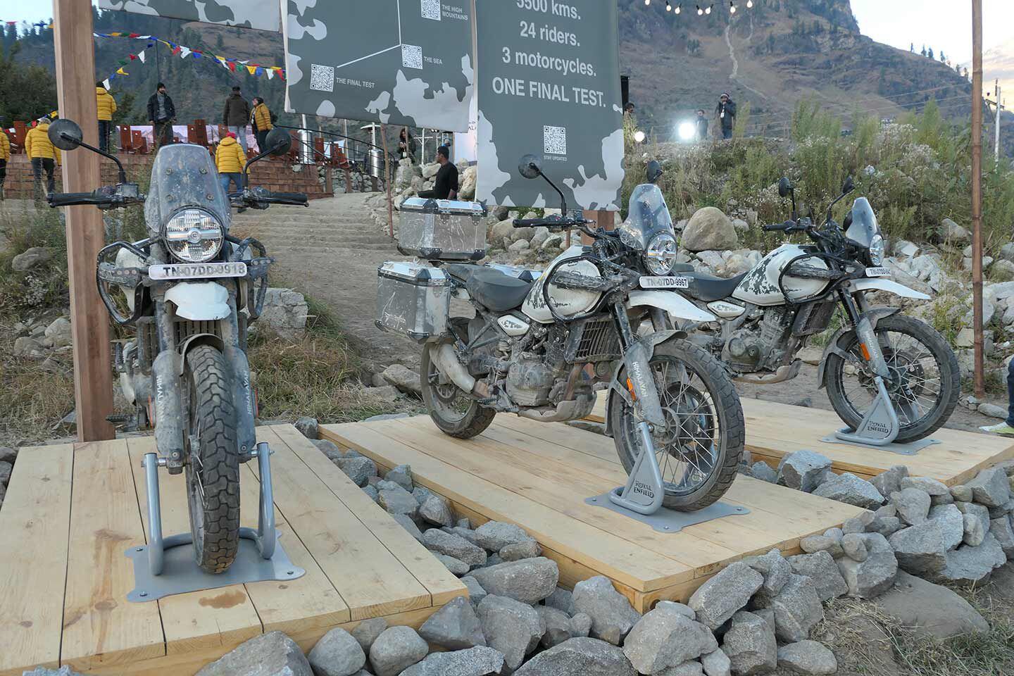 The three Himalayans that were the final test mules proved to Royal Enfield that the project was ready to be greenlighted.