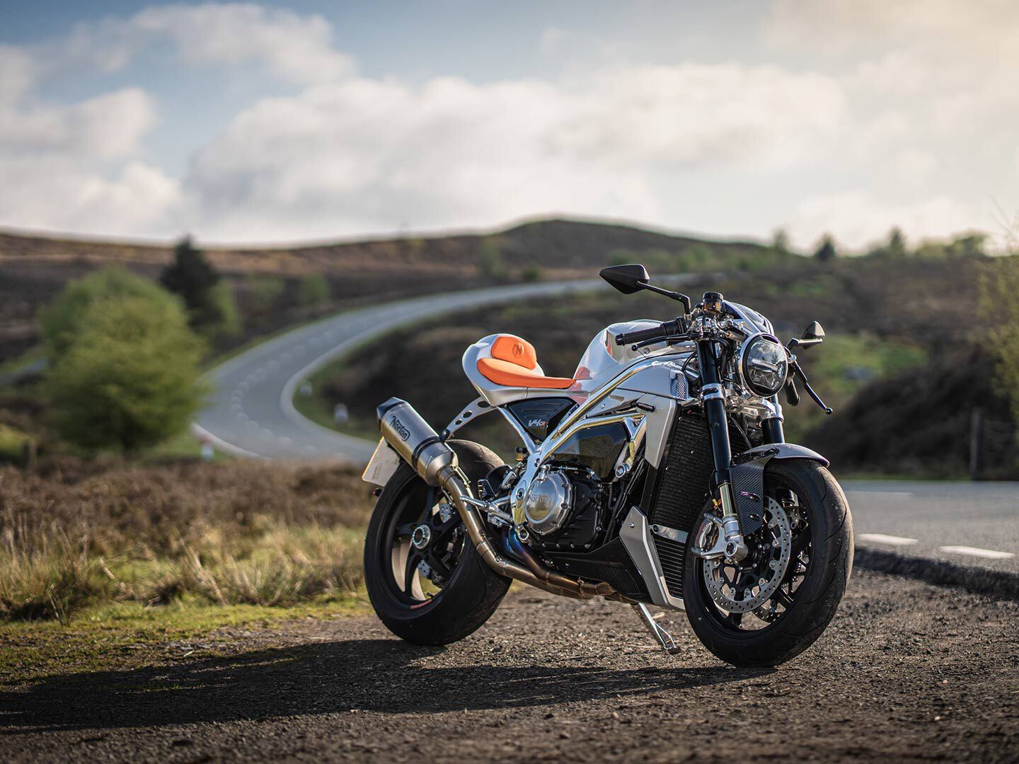Norton will produce 200 examples of the hand-built V4CR initially only for the UK market.