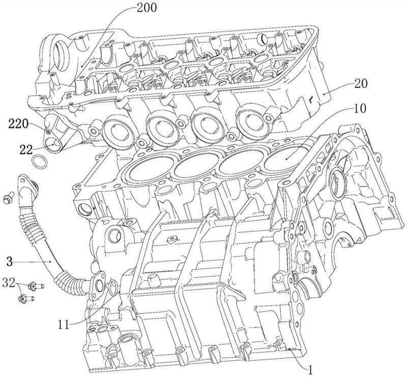 Unlike the Gold Wing, this engine utilizes double-overhead cams for each cylinder bank.