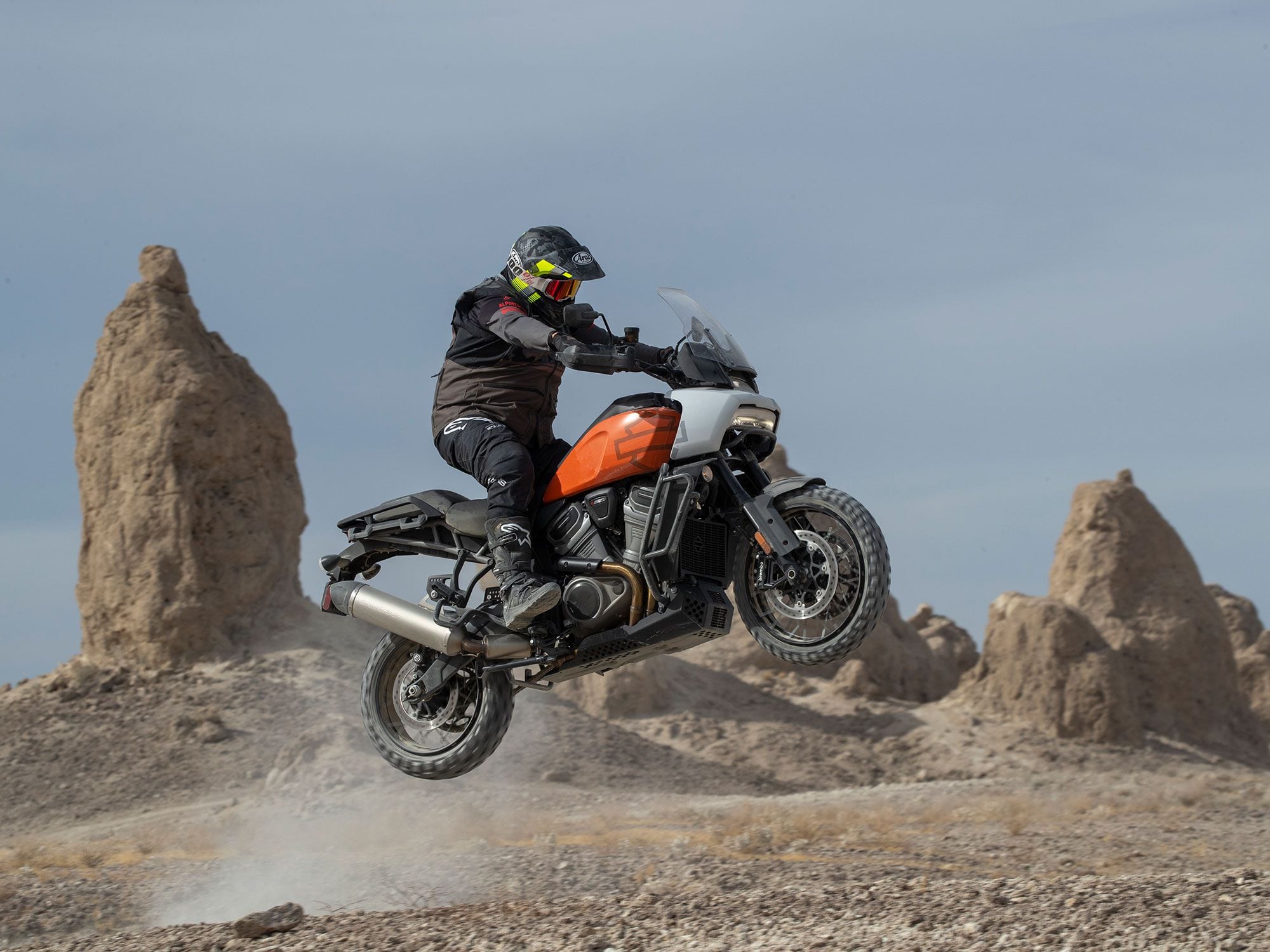 This is Off-Road Firm territory on the optional semi-active Showa suspension ride modes.