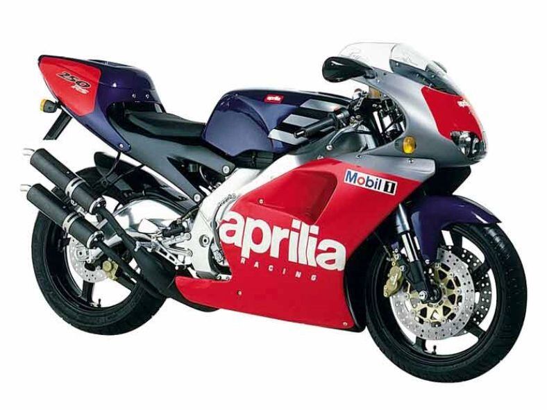 Aprilia’s RS250 of the late ’90s to early 2000s was one of the last of the street-legal two-strokes.