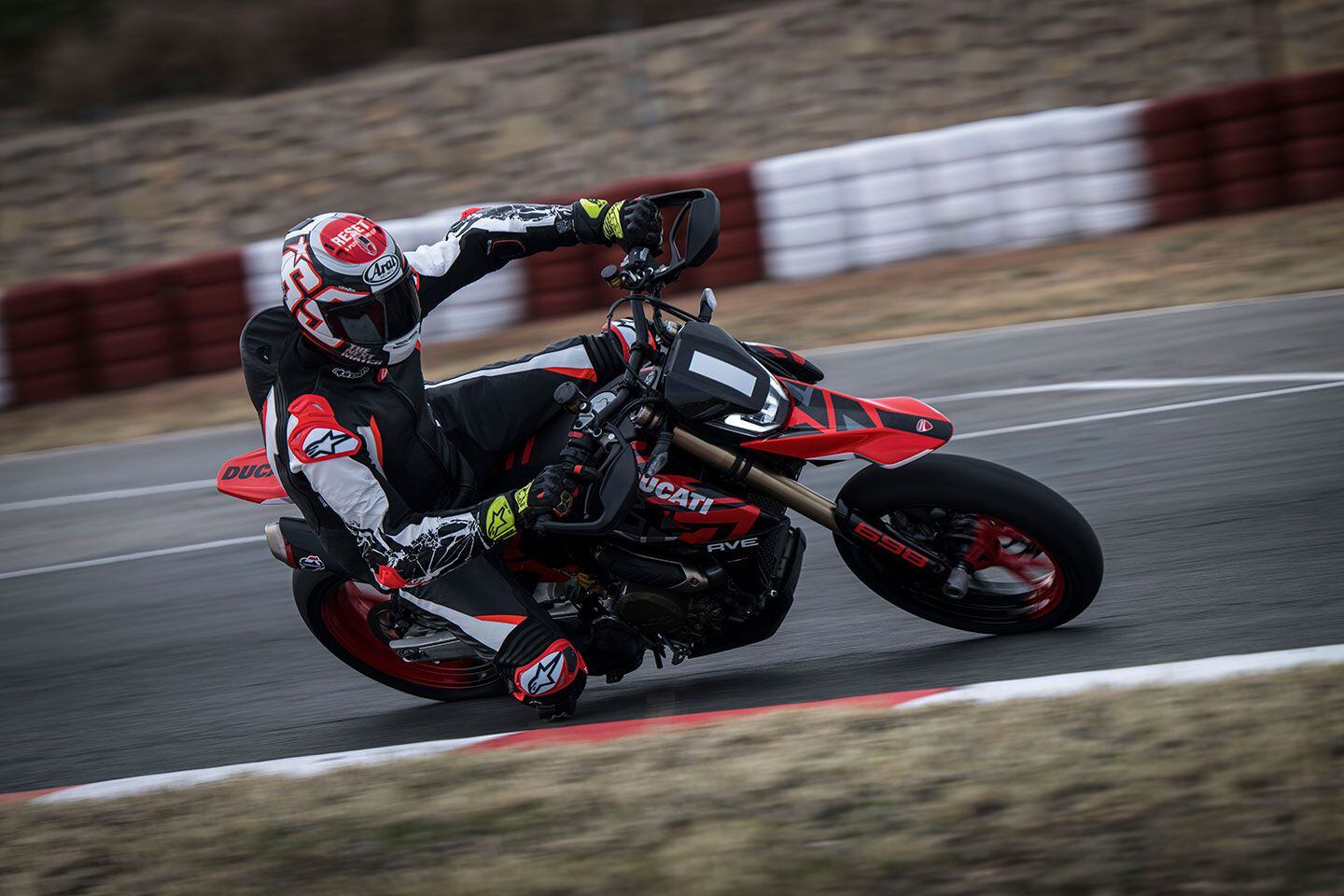 Ducati says that its biggest challenge was to make the Hyper 698 precise but still have some playfulness to it, as well as a willingness to wheelie. We’d say they’re closer to playful than stable, but still with a package that’s an absolute blast around a kart track.