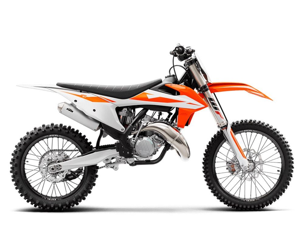 A 125 is a great place to start, especially the KTM 125 SX.